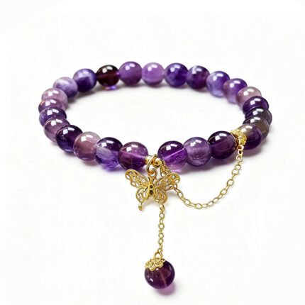 Purple Butterfly Aura Bracelet