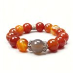 Aegis Eye Red Agate Bracelet